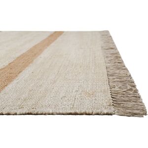 Green Looop Vante Jute Baumwolle Teppich - Gestreiftes Design, 200x290cm - Teppich Green Looop Vante Jute Baumwolle Teppich - Gestreiftes Design, 200x290cm - Teppich