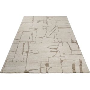 WECON HOME Nils Beigeteppich - Hoch-Tief Muster - 140x200cm WECON HOME Nils Beigeteppich - Hoch-Tief Muster - 140x200cm