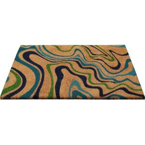 Felpudo de Coco WECONhome Aqua Fusion - Azul - 60x90cm - Felpudo Felpudo de Coco WECONhome Aqua Fusion - Azul - 60x90cm - Felpudo