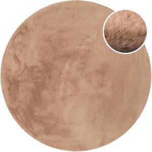 ESPRIT Alice Kunstfell Puder rosa runder Teppich - Teppich ESPRIT Alice Kunstfell Puder rosa runder Teppich - Teppich