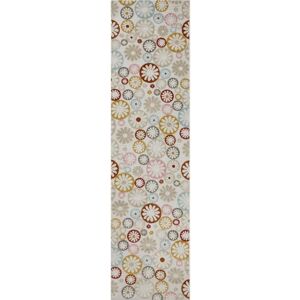 WECONhome - Flowerdrops - 80 x 400 cm - Beige Outdoor - Rug WECONhome - Flowerdrops - 80 x 400 cm - Beige Outdoor - Rug