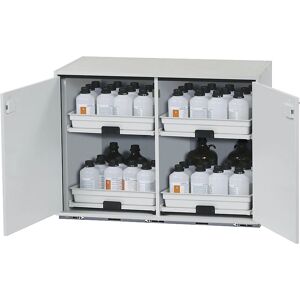 Dulap pentru substanțe periculoase asecos - 800 x 1100 x 570 mm - Gri deschis Dulap pentru substanțe periculoase asecos - 800 x 1100 x 570 mm - Gri deschis