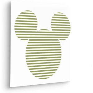 KOMAR Mickey Horizontal Stripes Wandbild - Bunt - 40 x 40 cm KOMAR Mickey Horizontal Stripes Wandbild - Bunt - 40 x 40 cm