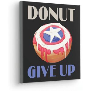 Komar - Donut give up - 30x30 - Kiefernholzrahmen - Leinwandkunst Komar - Donut give up - 30x30 - Kiefernholzrahmen - Leinwandkunst