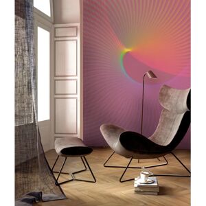 Komar Vlies Fototapete - Frequenz - Lila - Modern - 200x250cm Komar Vlies Fototapete - Frequenz - Lila - Modern - 200x250cm