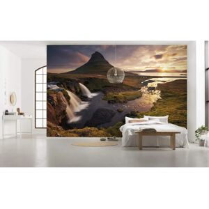 KOMAR Island Landschaft Tapete 400x250cm - Braun - Tapete KOMAR Island Landschaft Tapete 400x250cm - Braun - Tapete