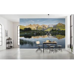 KOMAR Allgäu Spiegel Tapete - Landschaft, Bunt, 450x280cm KOMAR Allgäu Spiegel Tapete - Landschaft, Bunt, 450x280cm