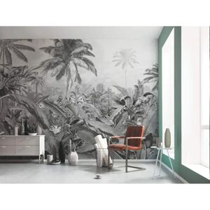 KOMAR Amazonia Schwarz-Weiß Vliestapete - 400x250 cm KOMAR Amazonia Schwarz-Weiß Vliestapete - 400x250 cm