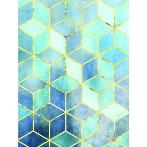 KOMAR Mosaik Azzuro Poster - Abstrakte Wanddekoration KOMAR Mosaik Azzuro Poster - Abstrakte Wanddekoration