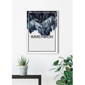 KOMAR Immersion Steel Poster - Abstrakt-Sprüche & Texte - 50x70cm KOMAR Immersion Steel Poster - Abstrakt-Sprüche & Texte - 50x70cm