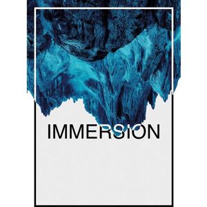 KOMAR Immersion Blue - Bunte Abstrakte Sprüche Poster KOMAR Immersion Blue - Bunte Abstrakte Sprüche Poster