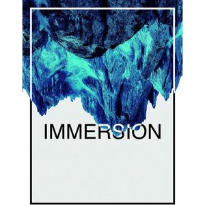 KOMAR Immersion Blue Poster - Bunte Abstrakte Sprüche - 40cm x 30cm KOMAR Immersion Blue Poster - Bunte Abstrakte Sprüche - 40cm x 30cm