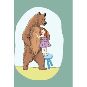 KOMAR Lili und Bär Poster - Figuren, bunt - 50cm x 40cm KOMAR Lili und Bär Poster - Figuren, bunt - 50cm x 40cm
