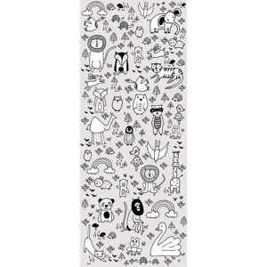 KOMAR Scribble Park Panel Tapete - Vlies 100x250cm KOMAR Scribble Park Panel Tapete - Vlies 100x250cm
