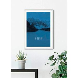 KOMAR - Word Lake In Motion Blue - Natur - Poster KOMAR - Word Lake In Motion Blue - Natur - Poster