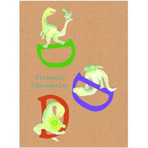 KOMAR ABC Animal D Bunt Poster - Indoor-Bereich KOMAR ABC Animal D Bunt Poster - Indoor-Bereich