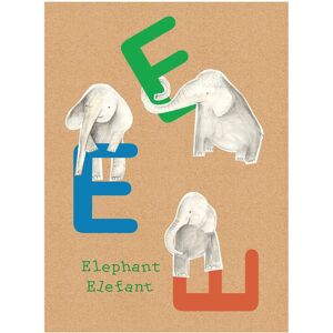 KOMAR ABC Animal E Bunt Poster - Poster KOMAR ABC Animal E Bunt Poster - Poster