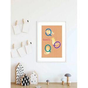 KOMAR - ABC Animal Q - 30x40 cm - Bunt - Poster KOMAR - ABC Animal Q - 30x40 cm - Bunt - Poster