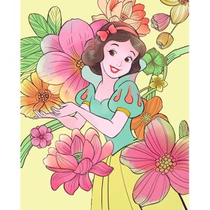KOMAR Schneewittchen Blumen Poster - Bunt, 50x40cm - Poster KOMAR Schneewittchen Blumen Poster - Bunt, 50x40cm - Poster