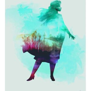 KOMAR Frozen Anna Aquarell Poster - Kinderzimmer-Dekor KOMAR Frozen Anna Aquarell Poster - Kinderzimmer-Dekor
