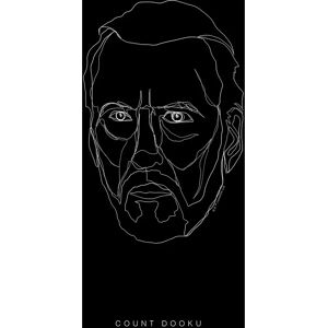 Sanders & Sanders Star Wars Dooku Poster - 30x40cm - Wandbild Sanders & Sanders Star Wars Dooku Poster - 30x40cm - Wandbild