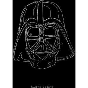 KOMAR Star Wars Dark Side Vader Wandbild - 40x50cm KOMAR Star Wars Dark Side Vader Wandbild - 40x50cm