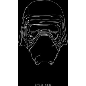 Sanders & Sanders Star Wars Kylo Dark Side Poster - 40x50cm Sanders & Sanders Star Wars Kylo Dark Side Poster - 40x50cm