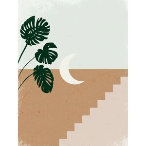 KOMAR - Silence Crescent Moon - Braun - 30x40 cm - Wandbild KOMAR - Silence Crescent Moon - Braun - 30x40 cm - Wandbild