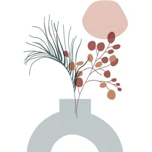 KOMAR Bohemian Vase Pastell Wandbild - Wandbild KOMAR Bohemian Vase Pastell Wandbild - Wandbild