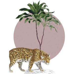 KOMAR - Botanical Garden Jaguar - rosa - 40x50 cm - Wall art KOMAR - Botanical Garden Jaguar - rosa - 40x50 cm - Wall art