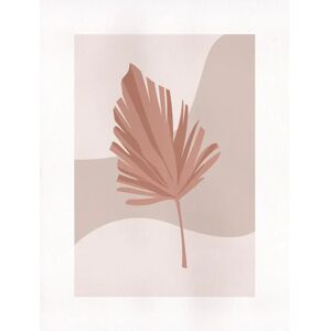 KOMAR - Minimalist Leaf Lover - Rosa - 30x40 cm - Wall Art KOMAR - Minimalist Leaf Lover - Rosa - 30x40 cm - Wall Art