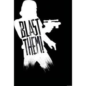 KOMAR Star Wars Silhouette Quotes Stormtrooper Wandbild - 50x70cm KOMAR Star Wars Silhouette Quotes Stormtrooper Wandbild - 50x70cm