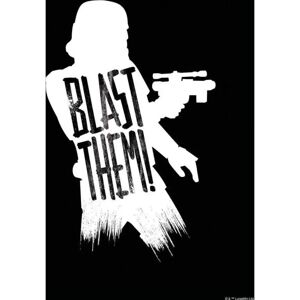 KOMAR Star Wars Silhouette Quotes Stormtrooper Wandbild - 30x40 cm KOMAR Star Wars Silhouette Quotes Stormtrooper Wandbild - 30x40 cm