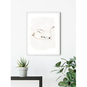 KOMAR - Sleepy Bunny - 40x50 cm - Schwarz - Poster KOMAR - Sleepy Bunny - 40x50 cm - Schwarz - Poster