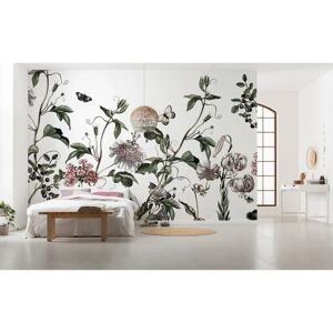 KOMAR Blumen Tapete - Paradis de Papillons - 400x250cm KOMAR Blumen Tapete - Paradis de Papillons - 400x250cm