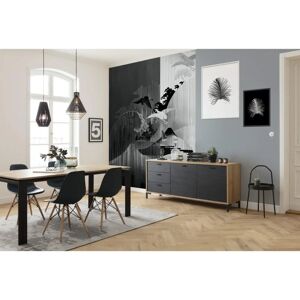 KOMAR Yin Yang Wandbild - Modern Schwarz & Weiß Deko KOMAR Yin Yang Wandbild - Modern Schwarz & Weiß Deko