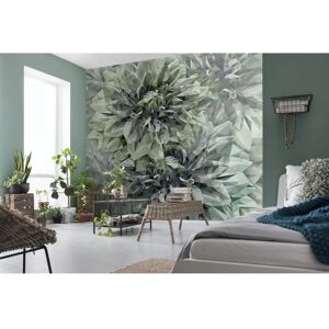 KOMAR Emerald Flowers Wall Mural - 300x280 cm - Green KOMAR Emerald Flowers Wall Mural - 300x280 cm - Green