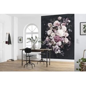 Carta da Parati Bouquet Noir di KOMAR - 200x250 cm - Non tessuto, Colorato, Facile da montare Carta da Parati Bouquet Noir di KOMAR - 200x250 cm - Non tessuto, Colorato, Facile da montare