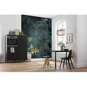KOMAR Jungle Night Papel Pintado - 200x250 cm - Verde/Negro - No tejido KOMAR Jungle Night Papel Pintado - 200x250 cm - Verde/Negro - No tejido