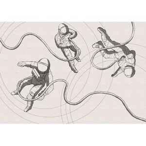 KOMAR Astronauten Wandbild - Comic Stil - 4x2,8m KOMAR Astronauten Wandbild - Comic Stil - 4x2,8m