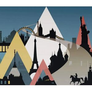 KOMAR Sightseeing Bunt Wallpaper - Wallpaper KOMAR Sightseeing Bunt Wallpaper - Wallpaper