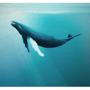 KOMAR Wall Mural Artsy Humpback Whale - 200x280 cm KOMAR Wall Mural Artsy Humpback Whale - 200x280 cm