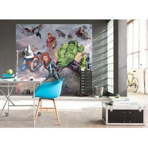 KOMAR Avengers Street Revenge Bunt Wallpaper - Comic Kids Room KOMAR Avengers Street Revenge Bunt Wallpaper - Comic Kids Room