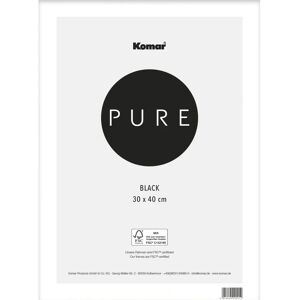 KOMAR Pure Black Wooden Picture Frame - 30x40cm KOMAR Pure Black Wooden Picture Frame - 30x40cm