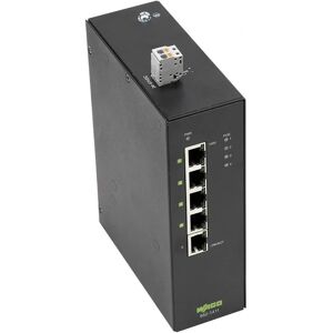 Switch Ethernet Industriel WAGO 852-1411 - 5 Ports, PoE, Rail DIN Switch Ethernet Industriel WAGO 852-1411 - 5 Ports, PoE, Rail DIN