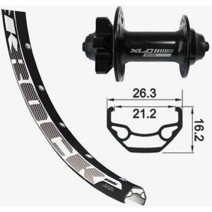 XLC Evo 6-hole 26-inch Black Rock Disc Wheel - Bike Wheel XLC Evo 6-hole 26-inch Black Rock Disc Wheel - Bike Wheel