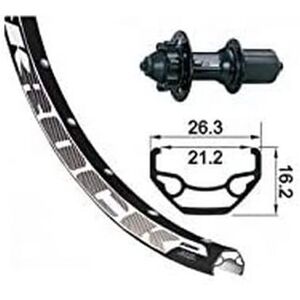 XLC Black Rock disc 26'' wheelset - Mountain Bike XLC Black Rock disc 26'' wheelset - Mountain Bike