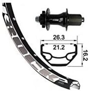 XLC Black Rock 27.5'' Rear Wheel - Bike Wheel XLC Black Rock 27.5'' Rear Wheel - Bike Wheel