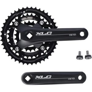 XLC Crankset 152mm 22/32/42T Black - Crankset for Mountain Bikes XLC Crankset 152mm 22/32/42T Black - Crankset for Mountain Bikes