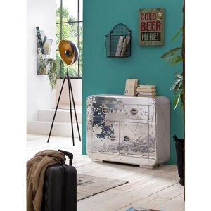 SIT AIRMAN Silber Sideboard - Kommode SIT AIRMAN Silber Sideboard - Kommode